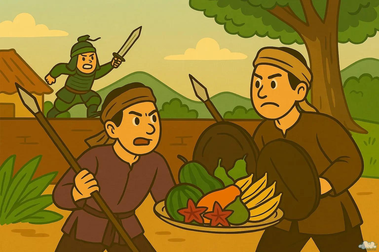 Trạng cùng nàng Phấn Khanh ở quê nhà vài tháng, rồi từ tạ mẹ và anh chị lai kinh. Khi qua trang trại Bùi tướng công, hai vợ chồng vào thăm. Chưa được một ngày thì nhận được chiếu chỉ vua sai đi dẹp giặc.