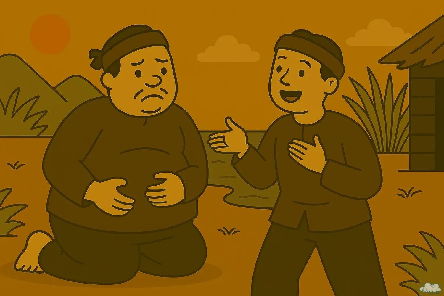 Minh họa truyện ngụ ngôn “Suy bụng ta ra bụng người” – bài học về sự công bằng trong nhìn nhận người khác