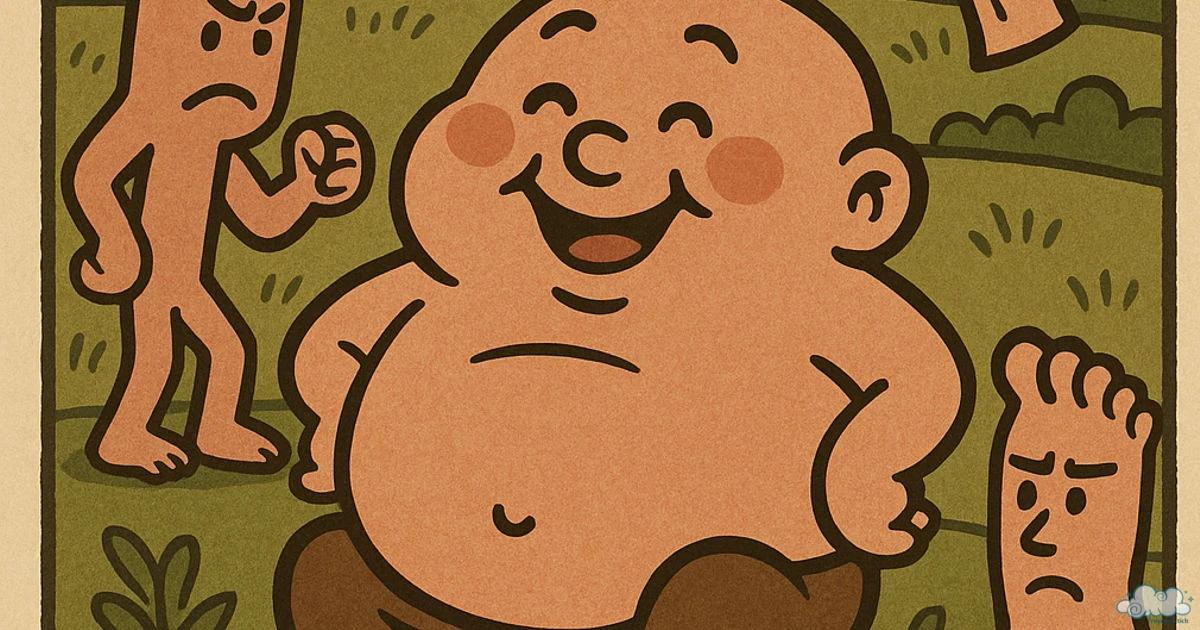 Bụng và các bộ phận khác của cơ thể Hình minh họa các bộ phận cơ thể tranh luận với cái bụng – truyện ngụ ngôn về sự đoàn kết và vai trò cá nhân